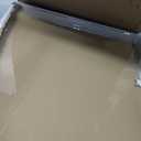 24×24 Inch Clear Acrylic Serving Tray with Handles Extra Large Ottoman Tray Decorative Tray Spill-Proof Coffee Table Space Saver Oversize Counter top Organizer Platter with Safe Edge
