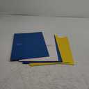 Five Star 4-Pocket Folder, 6 Pack, Paper Folder, Fits 3-Ring Binders, Holds 8-1/2" x 11" Paper, Assorted Colors (38056) (Black, Blue, Red, Green, Purple, Yellow)