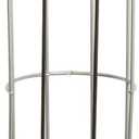 Rubbermaid Garage FastTrack Vertical Ball Rack Satin Nickel Wall Mounted Storage System Holds up to 50 pounds for Home/Garage Silver