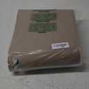 rejomiik Small Trash Can, 3.5 Gallon Slim Garbage Can Plastic Waste Basket with Handles Container Bin for Narrow Spaces Bathroom, Bedroom, Kitchen, Office at Home, Khaki (1 pack)