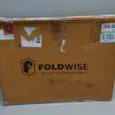 FoldWise Foldable Standing & Rolling Desk, Upgraded Portable Desk on Wheels, X-Large