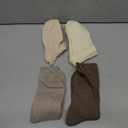 Jeyiour 4 Pairs Winter Warm Wool Socks for Women Soft Thick Comfort Thermal Casual Cotton Athletic Socks Gifts