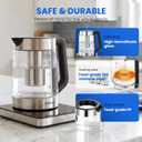 Electric Kettle 1.8L Glass Kettle With Infuse and Base Food-grade material