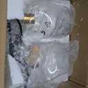 2 Pack Pendant Light Kitchen Island Modern Ceiling Hanging Light Fixtures Glass Pendant Lighting for Dining Room Bar Porch Bedside, Brass