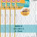 Arm & Hammer Enhanced Air Filter, 12x20x1, 4-Pack