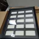 Cassette Tape Storage Shadow Box Display Stand,Cassette Tape Display Frame,Cassette Tape And case Display Frame,15 Cassette Rack Display cabinet,Music Tape Storage Display Rack,Audio Storage Solution.