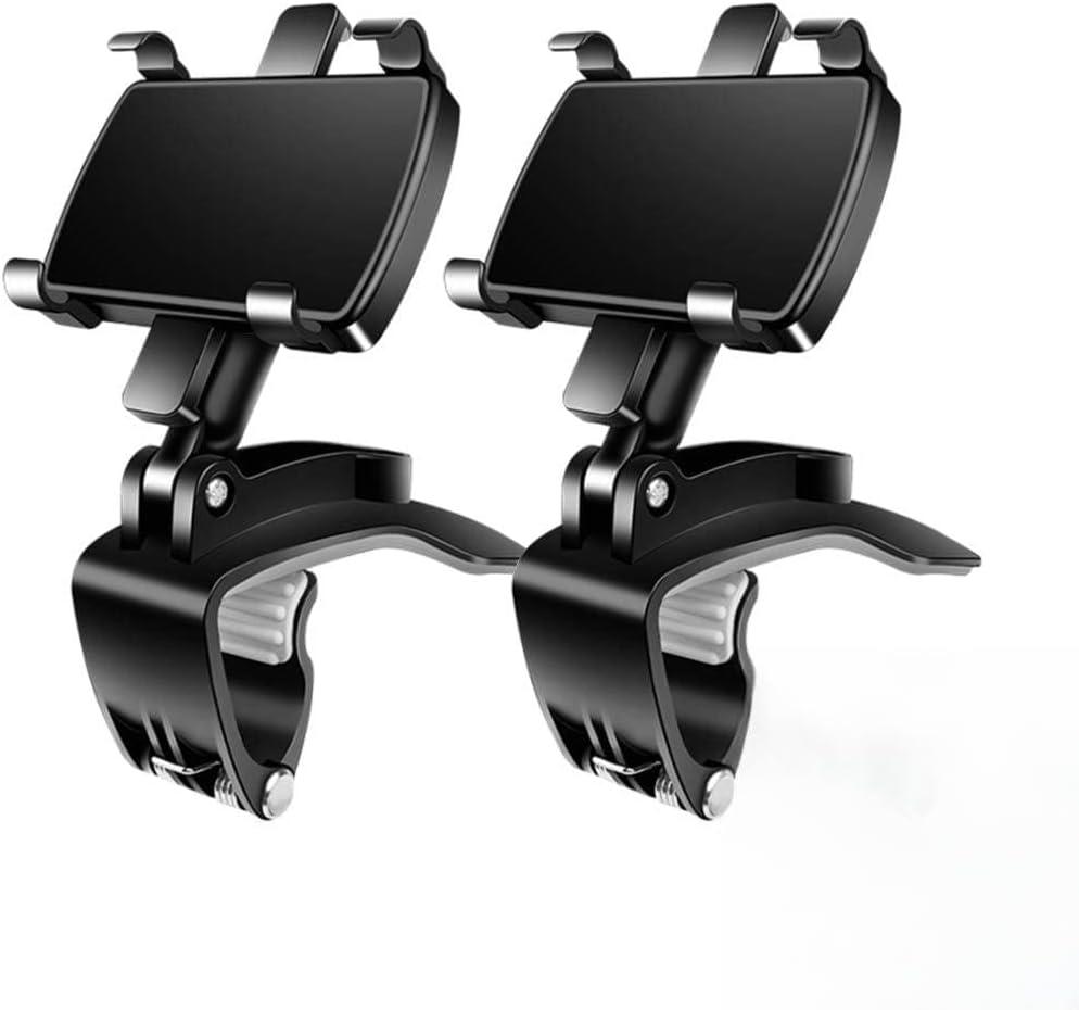 Universal Car Phone Holder Mount,360 Degrees Rotation Dashboard Phone Holder [Upgrade Clip Never Fall],car Phone Mount for iPhone,Samsung,Google,Nokia,and 4 to 7" Smartphones(2)