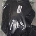 Dog Raincoat for Medium Large Dogs, rain Jacket Coat, Full Leg Coverage Waterproof Rain Suit with Detachable Hood & Tail, Reflective Strips, Snag-Free Top Zipper (Black for Girl, XX-Large)