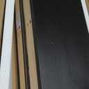 Floating Shelves 3 inch Thick for Wall Set of 2,Solid Pine Wood Wall Mount Shelf for Kitchen Living Room Bedroom Bathroom,8" D x 36" L x 3" H-Black