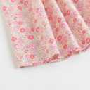 Curipeer Toddler Girl Dress Summer Floral Dresses for Girls Short Sleeve Playwear Sundress (Pink)