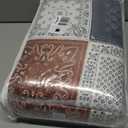 Travan 3-Piece Queen Quilt Sets with Shams Oversized Bedding Bedspread Reversible Coverlet Set, Queen Size (C-Tricolor-Blue)