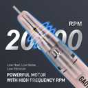 GAOY Rechargeable Cordless Nail Drill for Beginners, Electric Nail File with 12 Drill Bits and Sanding Band Set for Acrylic and Gel, Pink