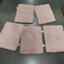 Blush Bathroom Rugs, Soft Small Absorbent Microfiber Bath Rugs Non Slip Quick Dry Fluffy Bath Mats for Bathroom Floor Tub Showers, Machine Washable, 18x24 Inch, 5 Pack