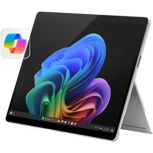 Microsoft Surface Pro 2-in-1 Laptop/Tablet (2024), Windows 11 Copilot+ PC, 13" Touchscreen OLED Display, Snapdragon X Elite (12 Core), 32GB RAM, 1TB Storage, Platinum