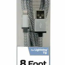 ZGear Braided Lightning Charging Cable - Black/White 