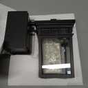 Porch Light with GFCI Outlet Built in, Dusk to Dawn Outdoor Lighting with Outlet, Waterproof Anti-Rust Alunmium Exterior Wall Mount Fixture, Outside Light for House Garage Front Door, Bulb Included (Oil-Rubbed Bronze)