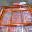 Forklift Safety Cage, 43 in x45 in Forklift Man Basket,1800 LBS Forklift Work Platform with Safety Harness & Lock,Forklift Aerial Platform 2-Man Collapsible Lift Basket for Lifting Loader (Orange)