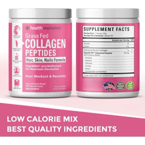Multi Collagen Peptides Powder – Types I, II, III, V, X, Hydrolyzed Collagen for Women, 99% Absorption, Skin Hair Nails Joints, Triple Refined - No Clumping, Non-GMO, Gluten Free, Grass Fed Unflavored, EXP: 04/2026