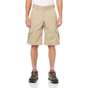 Dickies Mens Flex Relaxed Fit Cargo Shorts, 13" (Beige), size 36