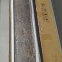 Kitstorack 2-Pack Narrow Console Table with Adjustable Height (25"-33") & 2 Power Outlets, Skinny Behind Couch Table, 79" Long x 5.9" Wide Sofa Side Table for Living Room, Rustic Brown