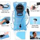 NOOLA Running Vest with 2L Water Bladder, Reflective Hydration Backpack for Men Women, Lightweight Chest Pack with Phone Pocket Adjustable Running Backpack for Marathon Fishing Cycling Hiking, Large