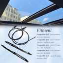 FZJDSD Sunroof Glass Cables & Track Assembly Set FL3Z16502C22 Compatible with Ford Expedition 2018-2021 F-150 F-250 F-350 Super Duty 2015-2020 Fit For Lincoln Navigator 2018-2020#FL3Z1651071A