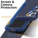 AICase for Galaxy S23 Plus Case Heavy Duty Drop Protection Full Body Rugged Shockproof/Dust Proof 3-Layer Military Protective Durable for Samsung S23+_4 (Admiral Blue)