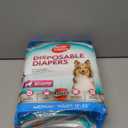 Simple Solution Disposable Dog Diapers, Female Dog Diapers, Puppy Potty Training, Incontinence and Heat Cycle Protection, Medium Diapers for Dogs, 15-23 Inch Waist, 30 Count