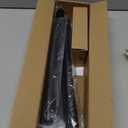 Black Curved Shower Curtain Rod 33-78 Inches Adjustable Splicing Design Need To Drill Shower Rods Curved Round Bowed Rust proof, Premium Stainless Steel Shower Curtain Rod for Bathroom, Bathtub, Stall