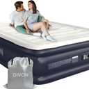 Air Mattress Full with Built in Pump,18''Raised Blow Up Mattress 2 Mins Self-Inflation/Deflation,Upgraded Thicker Inflatable MattressAir Bed with Storage Bag for Guests,HomeCamping660 lbs Max (Grey)