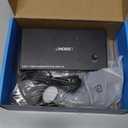 KVM Switch 3 Monitors 4 Computers 4K@60Hz,EDID Simulation,HDMI Displayport Triple Monitor KVM Switch,3 Monitor KVM with 4 USB 3.0 Ports for Keyboard Mouse, Wired Remote and 4 USB3.0 Cables Included