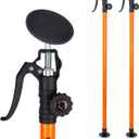 Cabinet Jack for Installing Cabinet Support Rod 3rd Hand Support System Adjustable Support Pole,Extend from 45.2 inch to 114.2 inch,Orange (2025 new point)