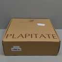 PLAPITATE Party Serving Trays and Platters, Ceramic Lazy Susan Serving Tray with Divided Sections Appetizer Rotating Serving Tray for Fruits, Veggies, Chips and Dip Serving Set
