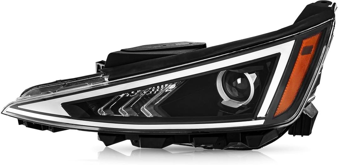 TODO Headlight Assembly Compatible with 2019 2020 Hyundai Elantra HY2502233 92101F3500 Driver Left Side