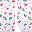 Qchengsan Kitchen Towels,2 Pack Dish Towels,Cute Strawberry Decor Tea Towels,18x26 Inch Spring Kitchen Hand Towel,Absorbent Reusable for Cleaning Home Decorative Housewarming