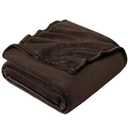 Hansleep Fleece Brown Throw Blanket, Super Soft Blanket Flannel Fuzzy Plush Cozy Blanket for All Seasons, Brown, Throw 50x60 Inches
