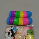 Prefilled Easter Eggs Filled with Stuffed Plush Animals Toys Inside for Easter Basket Stuffers, Easter Egg Hunt, Kids Classroom Prizes