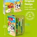 hahaland Busy Book for Toddlers 1-3 - Montessori Toys Busy Board for 1 Year Old Boy Gifts Girl Toys Educational Learning Quiet Activity Books Gifts Toddler Travel Toys for One Year Old Birthday Gift