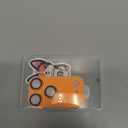 Uyiton Compatible with iPhone 17 Pro Max Camera Lens Protector - [Not Easy to Break][Strong Adsorption][Case-Friendly] Metal Tempered Glass Rear Camera Screen Cover - Cosmic Orange