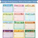 2 x 2026 calendar wall calendar January-December Plan Calendar Festive Days Theme wall calendar 13 x10 Wall Calendars for Office Home Planning & Organizing