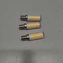 E14 T6 C7 LED Light Bulb 6W AC120V Warm White 2700K 700lm Equivalent 60W E14 European Base LED Bulb Replacement Chandeliers Pendant Ceiling Fan Range Cooker Hood Bulb Turkish Lamp,Non-Dimmable, 3 Pack