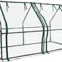 Gardzen Mini Greenhouse Heavy Duty Portable Green House, Clear Tent Small Greenhouse for Indoor Outdoor Plants 71.7(L) x36.2(W) x42.5(H)
