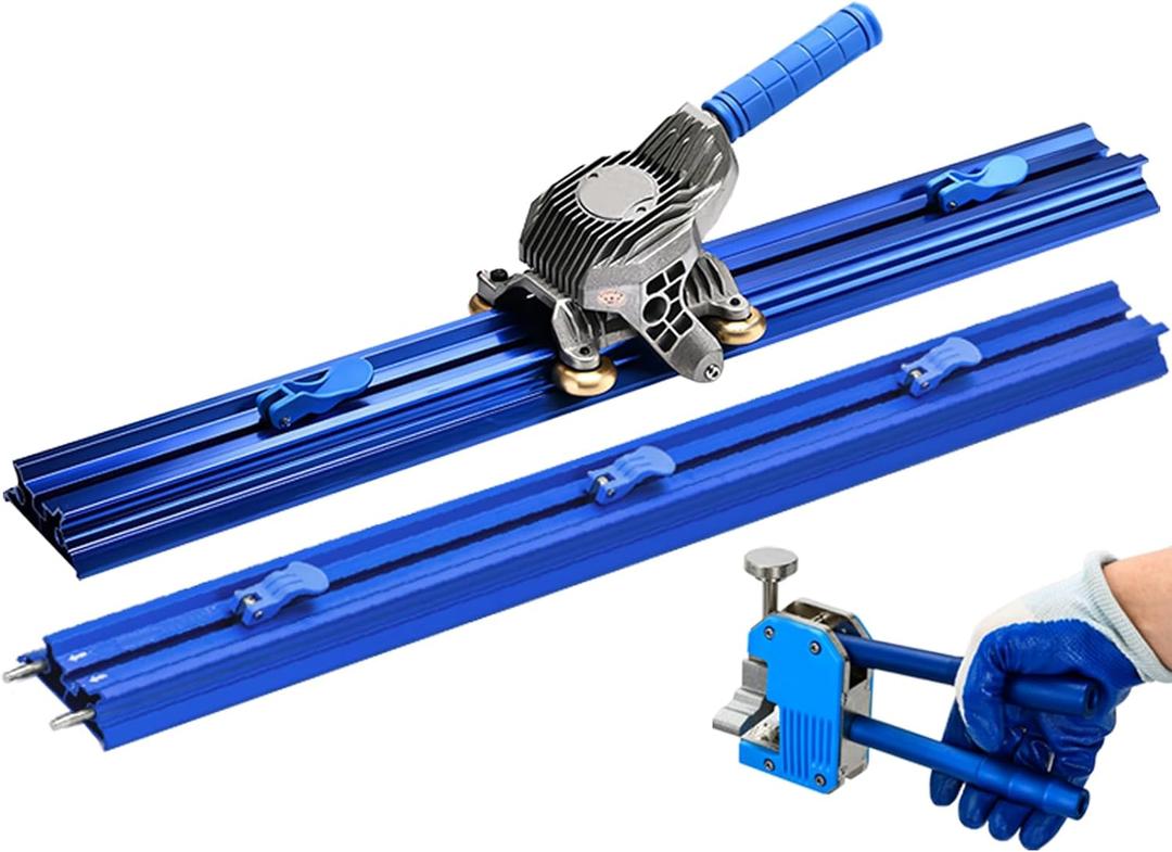 87 Inch Manual Tile Cutter, for Large format Ceramic Porcelain Tiles, Professional Porcelain Slab Cutting Machine with Double Rails Design Table Tile Cutter Hand Tools, 150*16*18cm