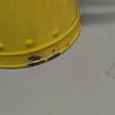 APSOONSELL French Style Shabby Chic Vase Metal Flower Vase Vintage Jug Rustic Farmhouse Decor for Home, Yellow, 4.72"L x 4.72"W x 8.26"H