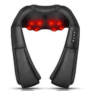 Neck Massager with Heat, Shiatsu Massager for Neck, Back, Shoulder, Foot and Leg, Deep Tissue 3D Kneading Massage for Relax Muscles at Home and Offie,Back Massagers for Women and Men