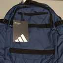 adidas Impulse Backpack, Sport Bag for Men and Women, Durable and Lightweight, Mineral Blue/Black, One Size