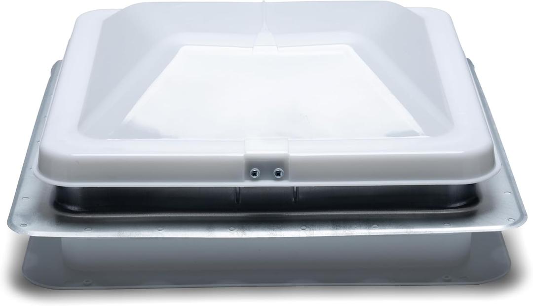 Heng'S 71111A-C1G1 Universal Roof Vent Non-Powered with Exchange Lid - 14" White