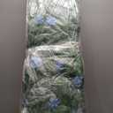 GLANT Expandable Fence Privacy Screen for Balcony Patio Outdoor,Decorative Faux Ivy Fencing Panel,Artificial Hedges (Single Sided Leaves) (1, Blue Flowers)