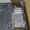 ANTOPY Sink Dish Drying Rack - Expandable Small Dish Rack Over Sinks with Silicone Drying Tray, Dish Drainer for Kitchen Counter with Cutlery Holder, Drying Rack Fit for 14-19 Kitchen Sink