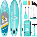 Paddle Boards 10'/10'6"/11'Wide Inflatable Stand Up Paddle Board with Premium SUP Board Accessories for Adults & Youth of All Skill Levels (Shaka)